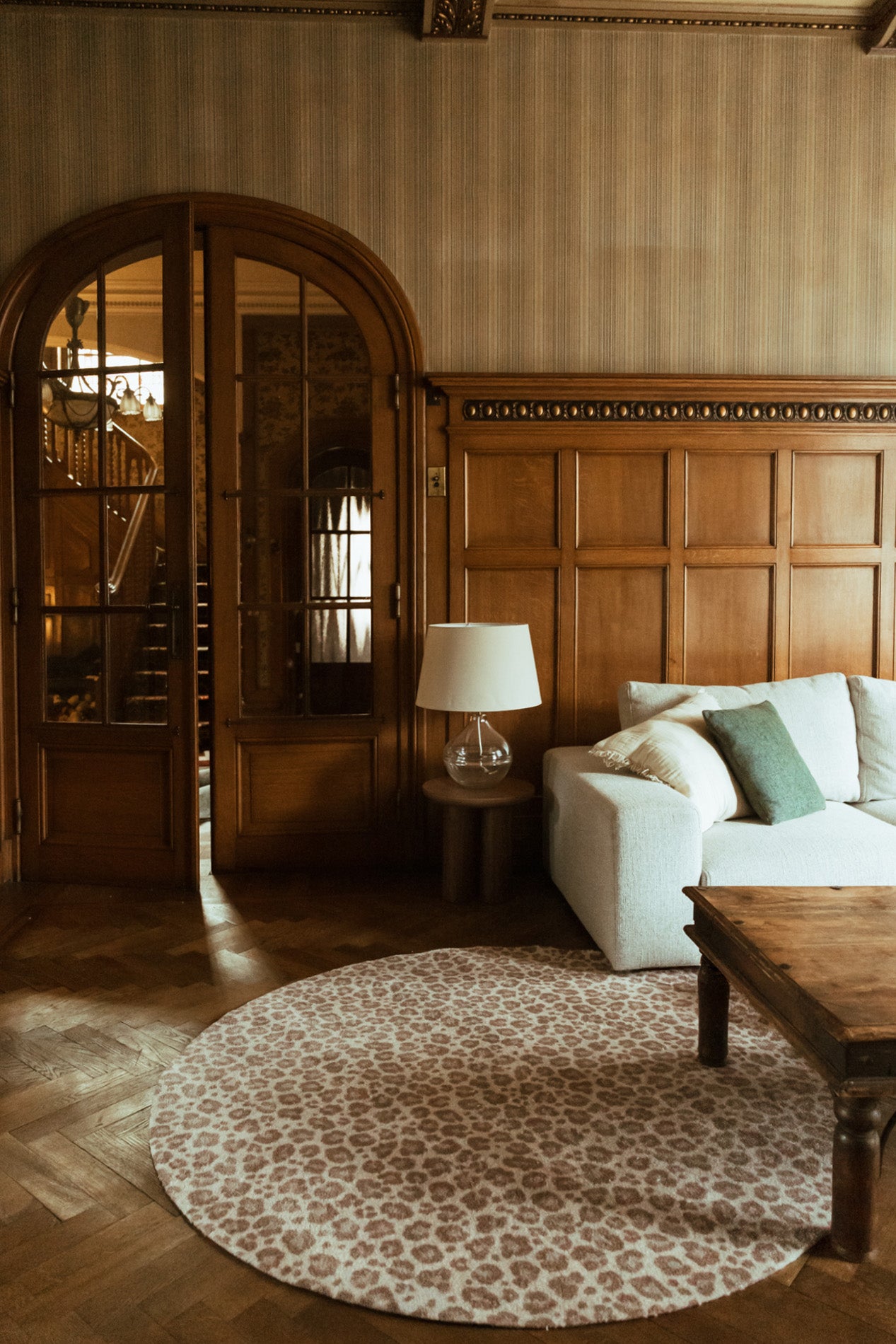 Custom carpet leopard