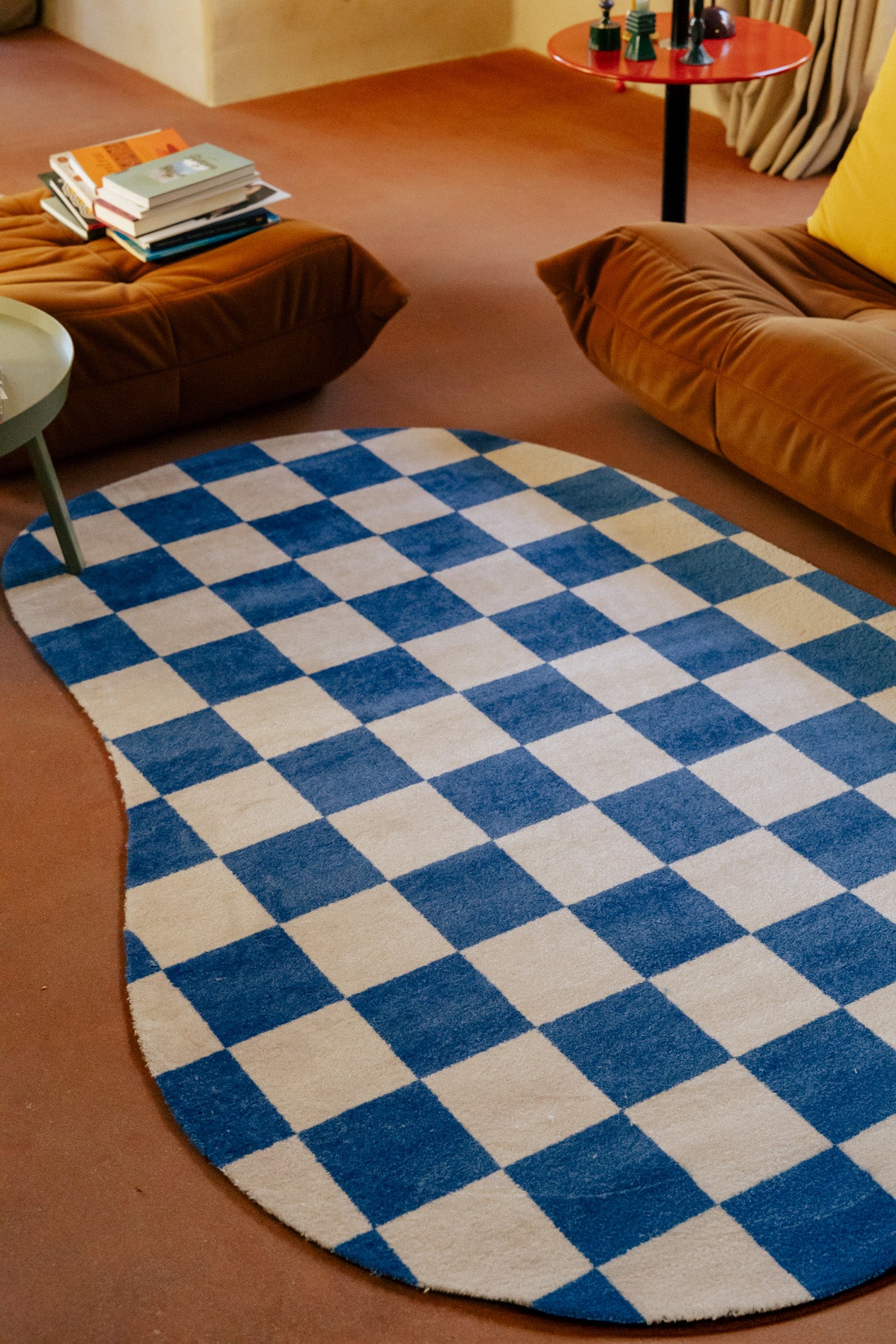 Custom carpet checkered